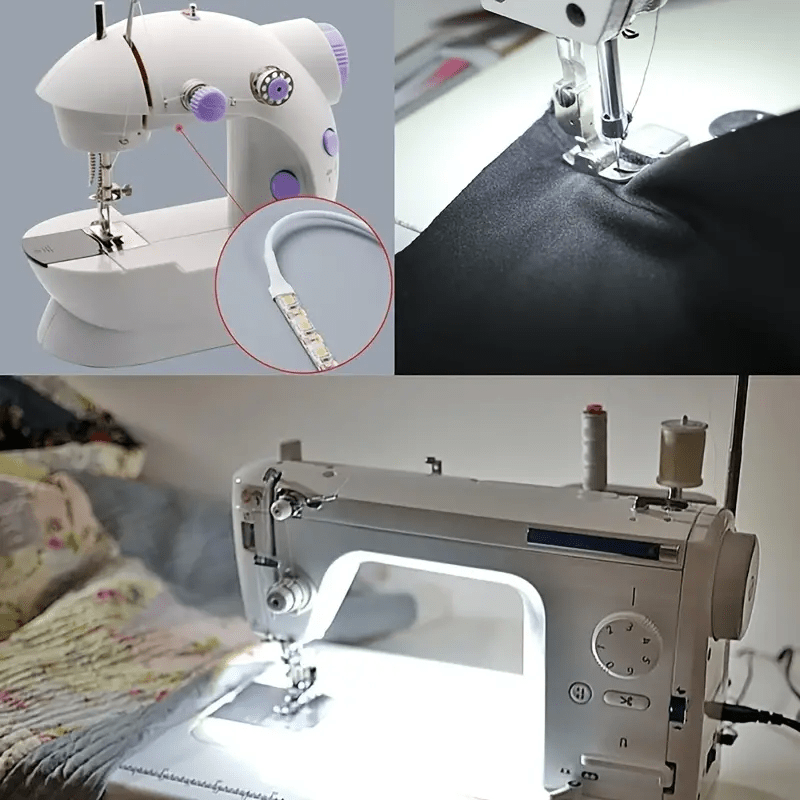 1pc Sewing Machine LED Light Strip Light Kit 11.8inch DC5V Flexible USB  Sewing Light For Industrial Machine Working LED Lights